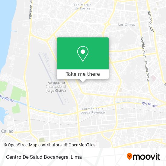 Mapa de Centro De Salud Bocanegra