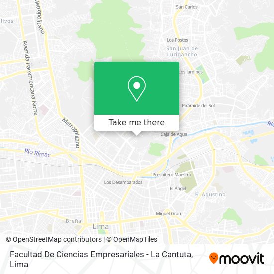 Facultad De Ciencias Empresariales - La Cantuta map