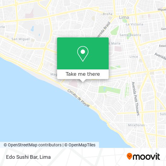 Edo Sushi Bar map