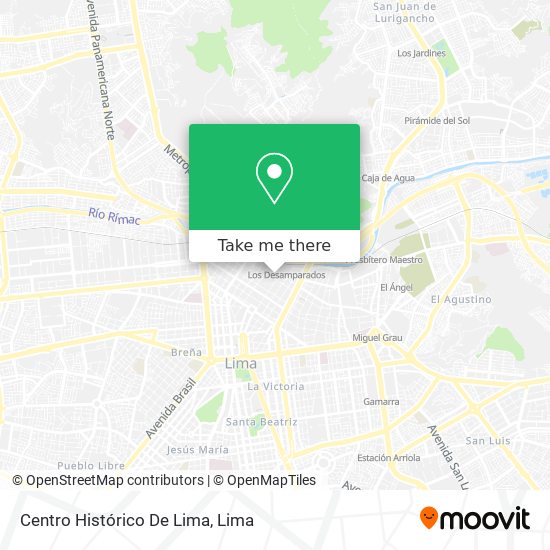 Mapa de Centro Histórico De Lima