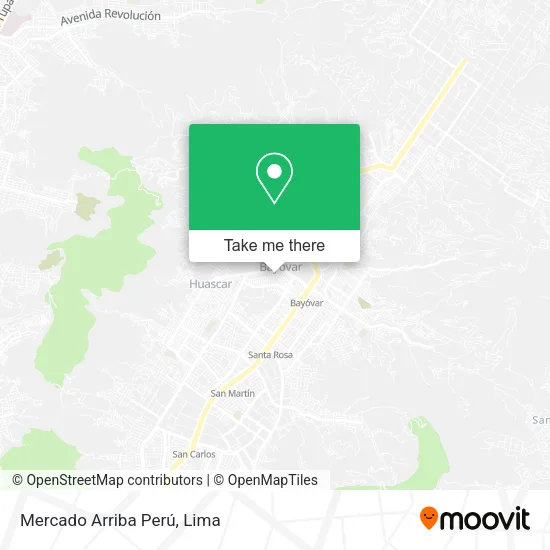 Mapa de Mercado Arriba Perú