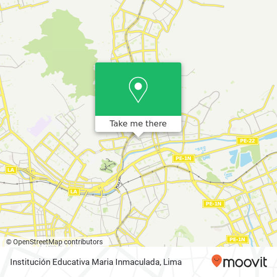 Mapa de Institución Educativa Maria Inmaculada