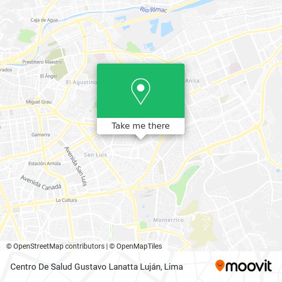 Mapa de Centro De Salud Gustavo Lanatta Luján