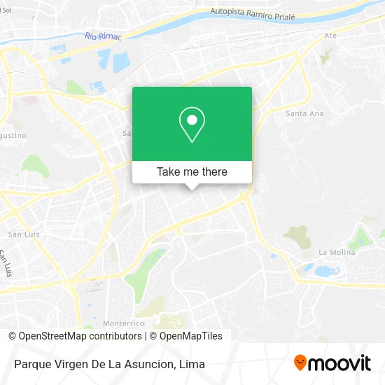 Mapa de Parque Virgen De La Asuncion