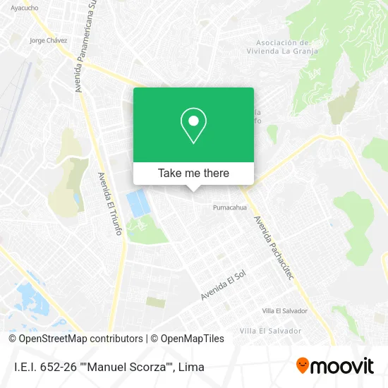 I.E.I. 652-26 ""Manuel Scorza"" map