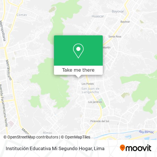 Institución Educativa Mi Segundo Hogar map