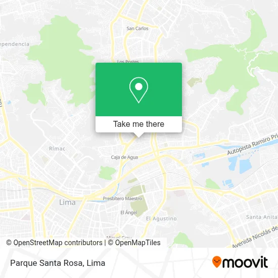 Parque Santa Rosa map