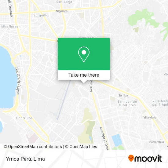 Mapa de Ymca Perú