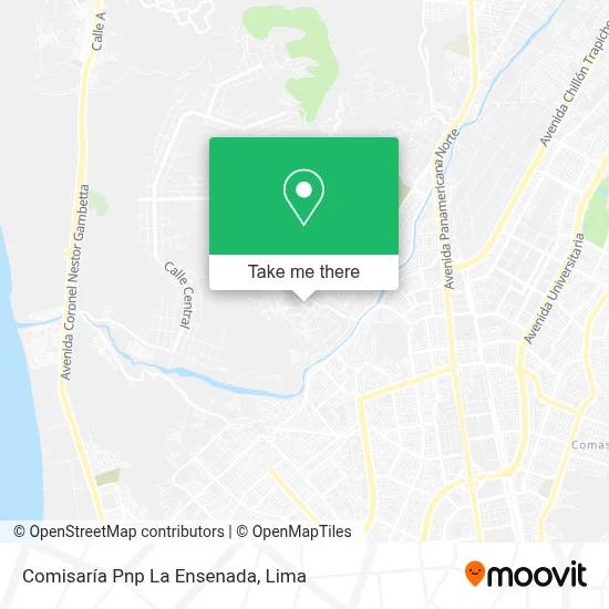 Comisaría Pnp La Ensenada map