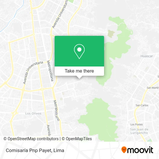 Comisaría Pnp Payet map