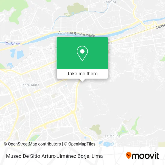 Mapa de Museo De Sitio Arturo Jiménez Borja