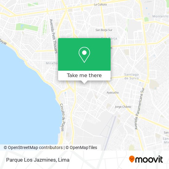 Mapa de Parque Los Jazmines