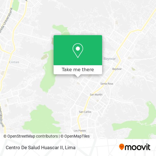 Centro De Salud Huascar II map