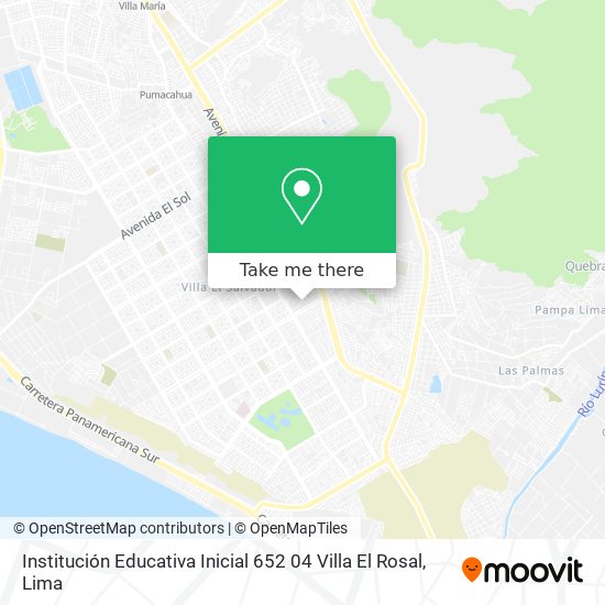 Institución Educativa Inicial 652 04 Villa El Rosal map