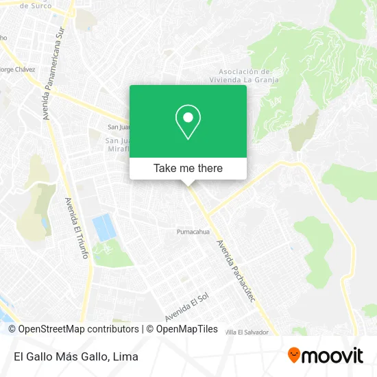 El Gallo Más Gallo map