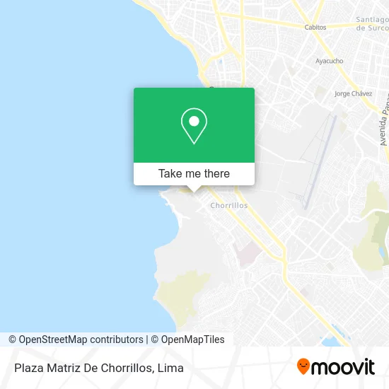 Plaza Matriz De Chorrillos map
