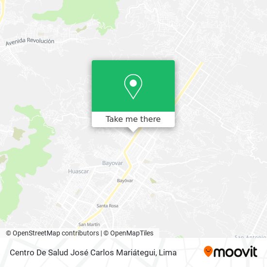 Centro De Salud José Carlos Mariátegui map
