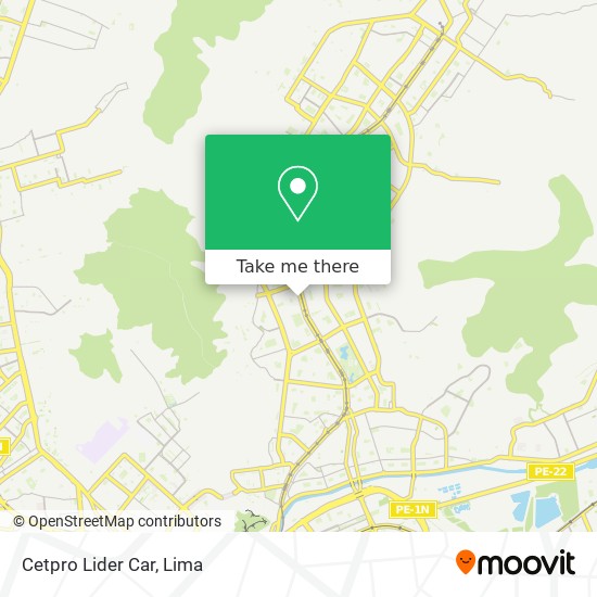 Cetpro Lider Car map