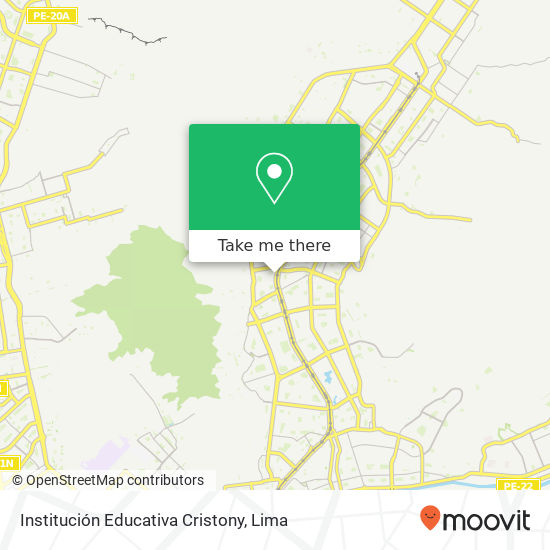 Institución Educativa Cristony map