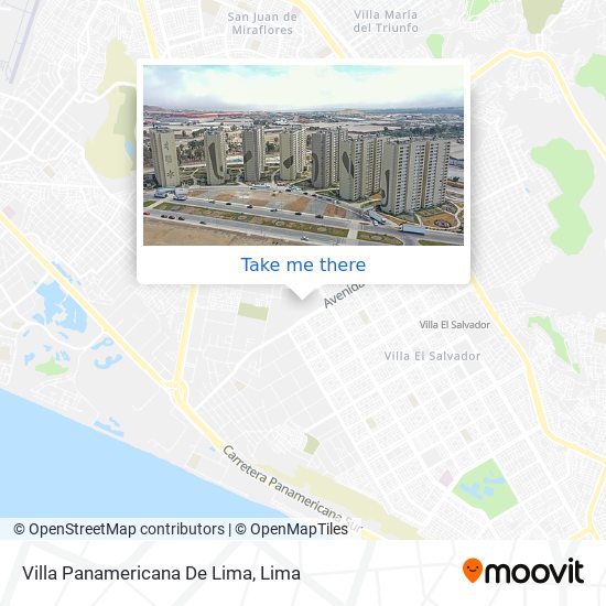 Villa Panamericana De Lima map
