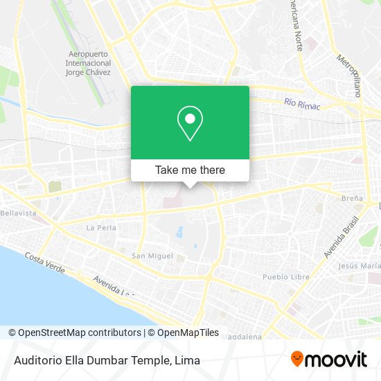 Auditorio Ella Dumbar Temple map