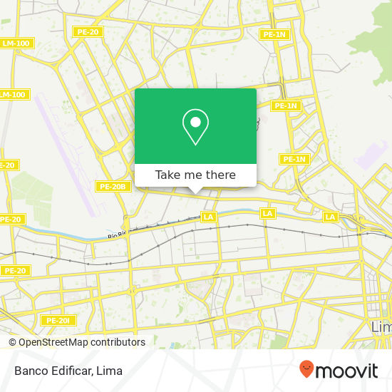 Banco Edificar map