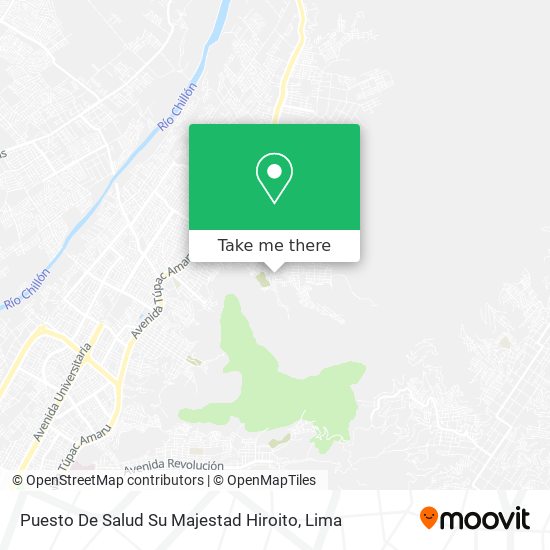 Mapa de Puesto De Salud Su Majestad Hiroito