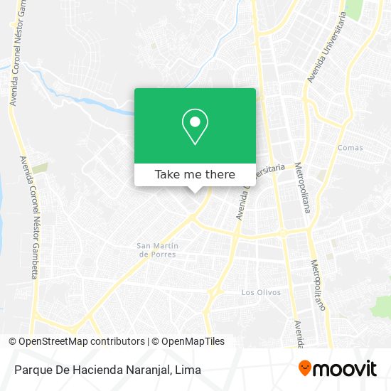 Parque De Hacienda Naranjal map
