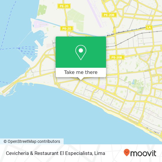 Cevicheria & Restaurant El Especialista map