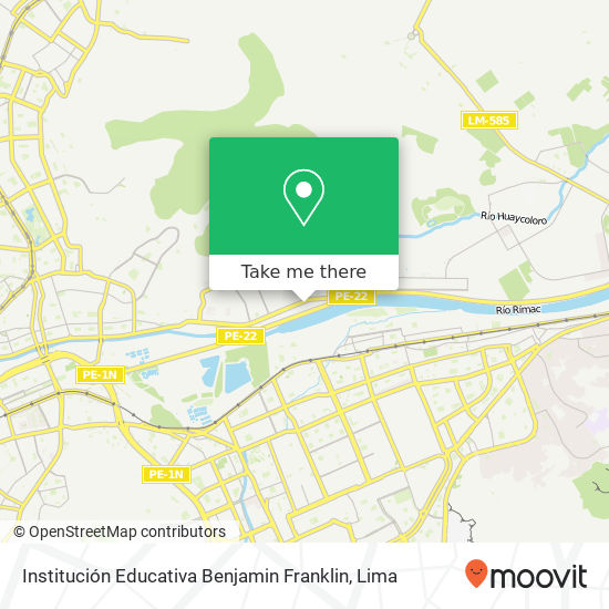 Institución Educativa Benjamin Franklin map