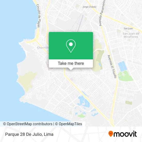 Parque 28 De Julio map