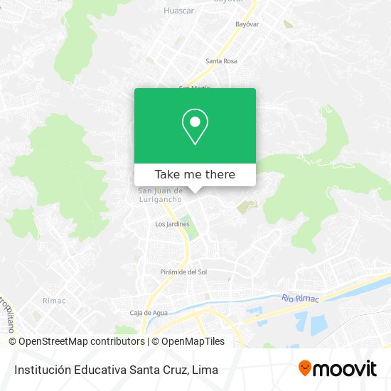 Institución Educativa Santa Cruz map