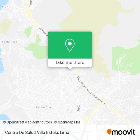 Centro De Salud Villa Estela map