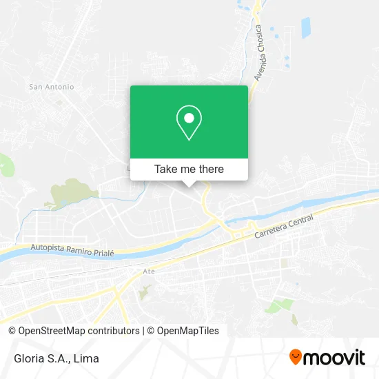 Gloria S.A. map