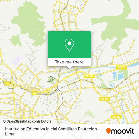 Institución Educativa Inicial Semillitas En Accion map