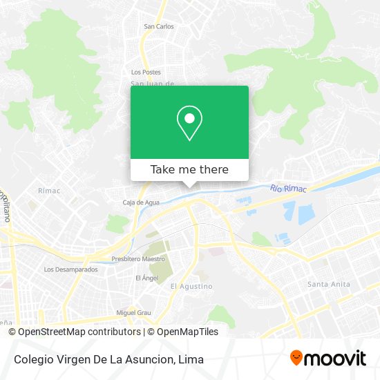 Mapa de Colegio Virgen De La Asuncion