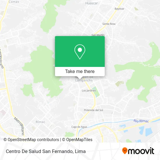 Centro De Salud San Fernando map