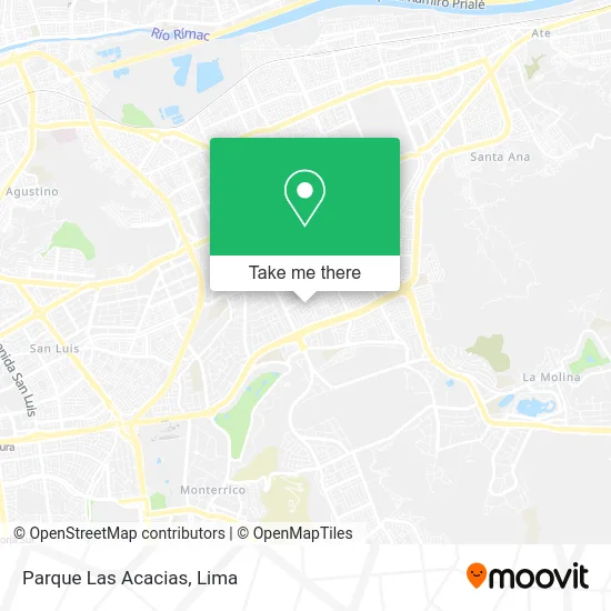 Parque Las Acacias map