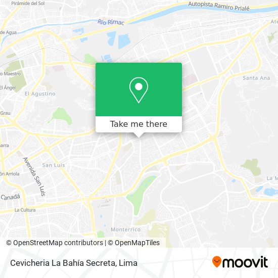 Mapa de Cevicheria La Bahía Secreta