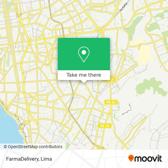 Mapa de FarmaDelivery