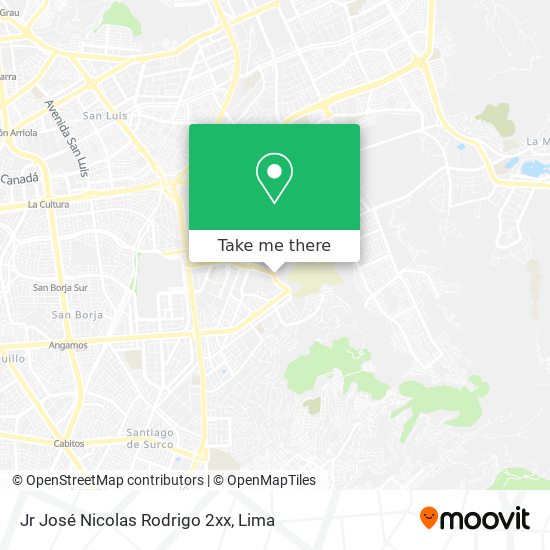 Jr José Nicolas Rodrigo 2xx map