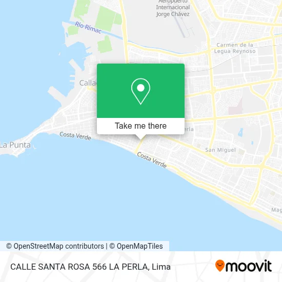 CALLE SANTA ROSA 566 LA PERLA map