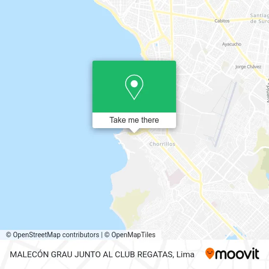 Mapa de MALECÓN GRAU JUNTO AL CLUB REGATAS