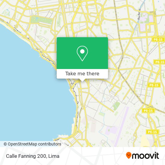 Calle Fanning 200 map