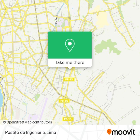 Pastito de Ingeniería map