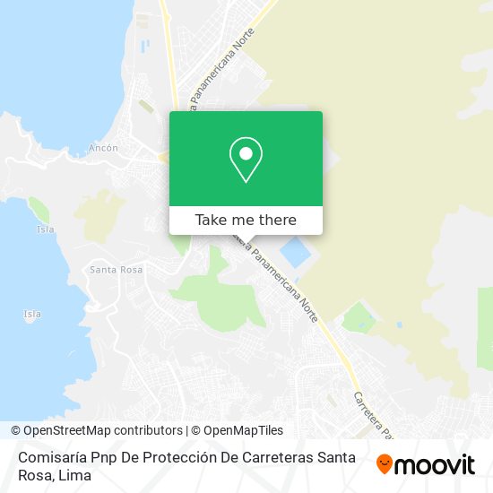 Comisaría Pnp De Protección De Carreteras Santa Rosa map