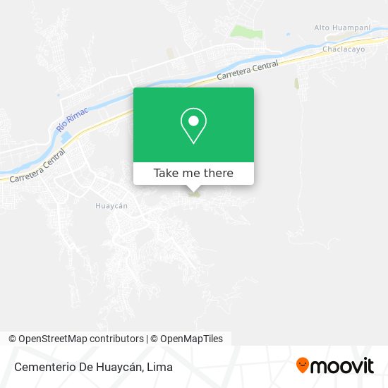 Cementerio De Huaycán map