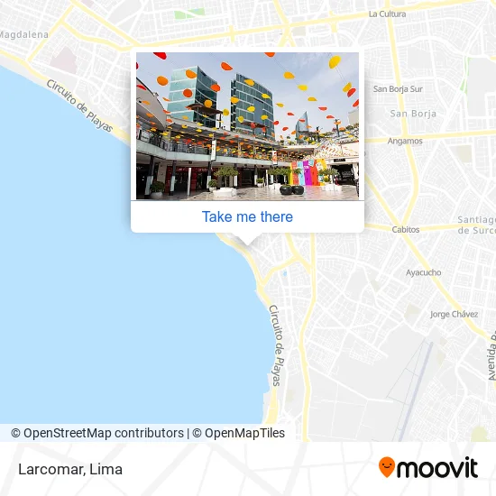 Larcomar map