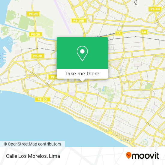 Mapa de Calle Los Morelos