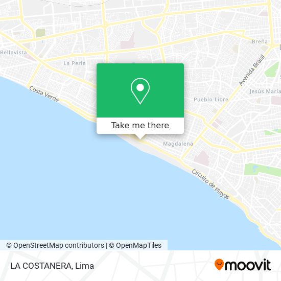 LA COSTANERA map